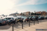 Rovinj arrival on motorcycle tour Balkans