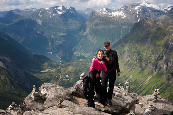 The view from Dalsnibba