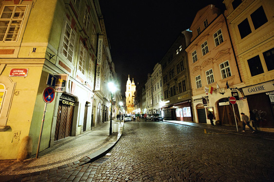 Streets in Prague